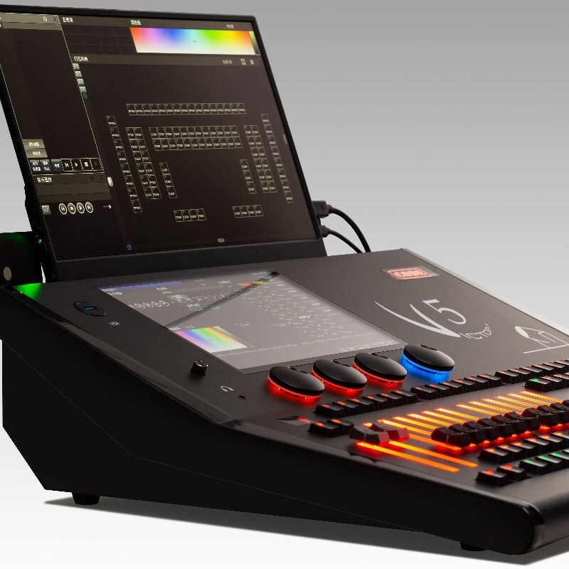 2048 Channel DMX512 Lighting Console Code Victory 5 DMX Controller +Touch Screen