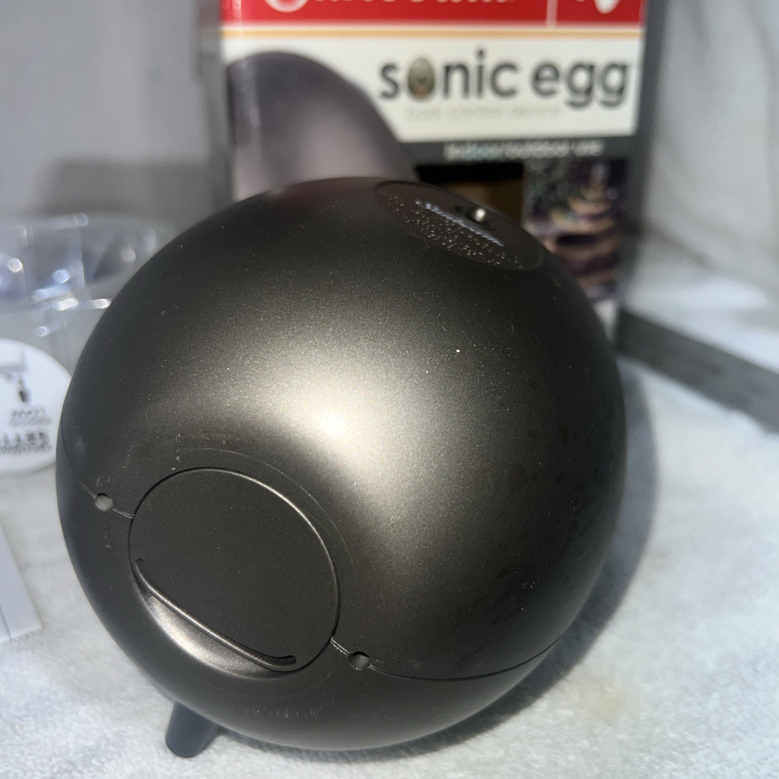 Sunbeam Sonic Egg Ultrasonic Dog Barking Control Deterrent Device, WORKS!