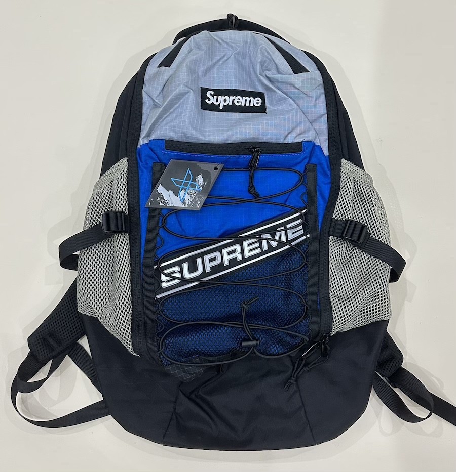NEW Supreme FW23 3D Logo Backpack Blue Box Logo