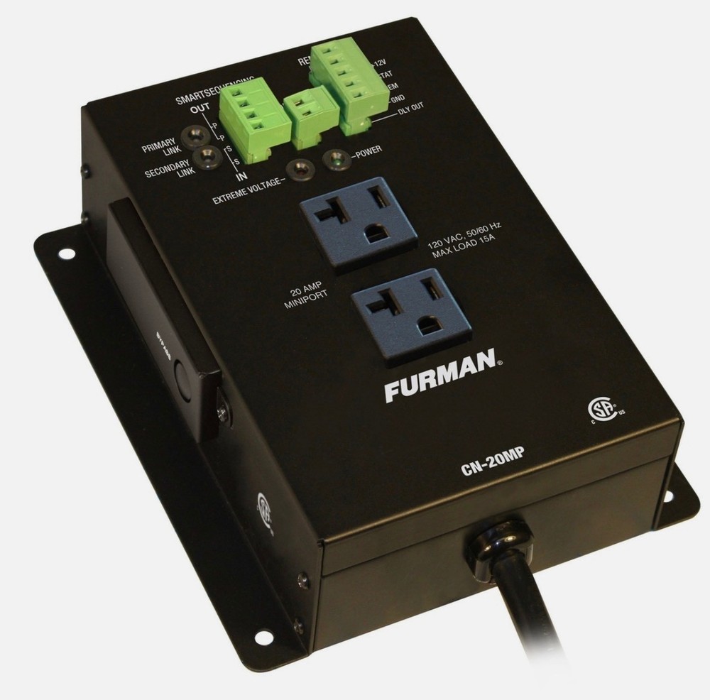 Furman CN-20MP Power Conditioner Module 20A Outlets Remote Control Interface