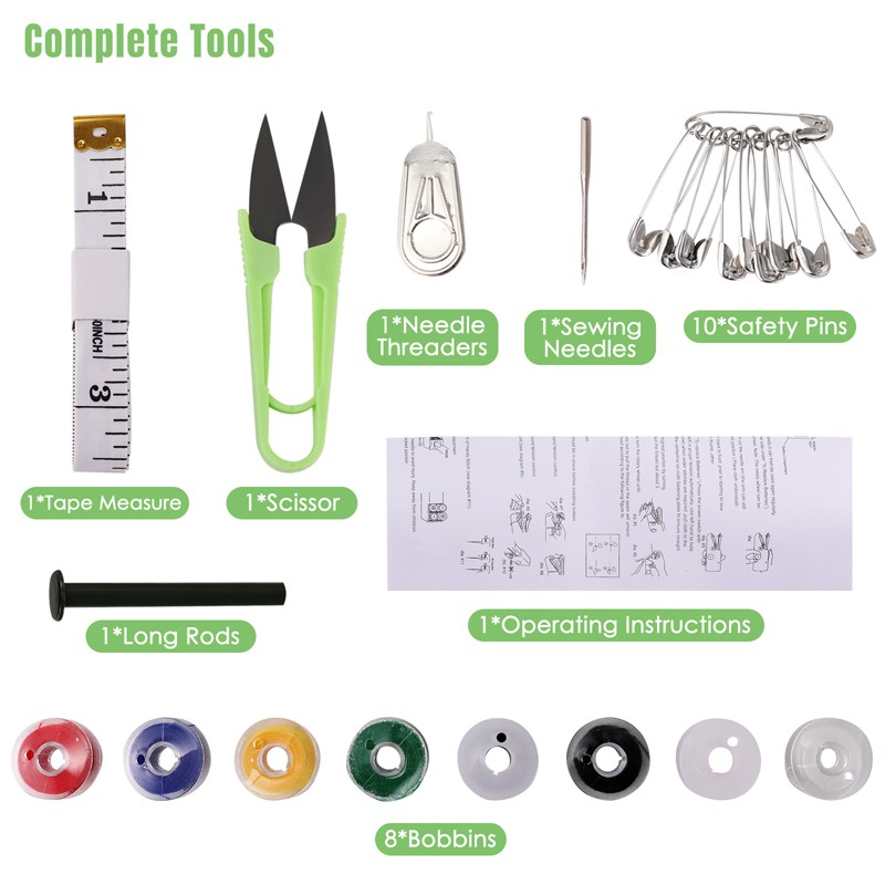 1Set New Cordless Handheld Mini Sewing Machine Portable Fast Simple Operation