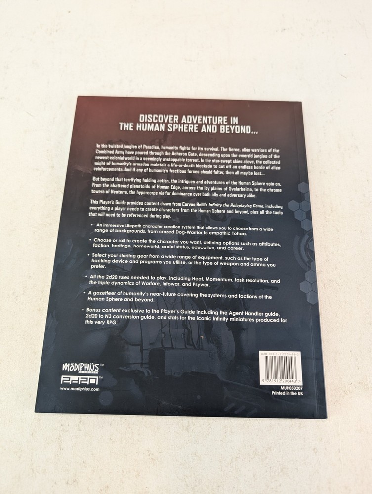Corvus Belli Infinity Roleplaying Game Player’s Guide