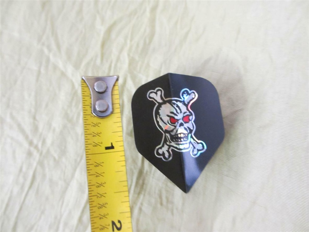 dart tip black with metallic skull JUST ONE
