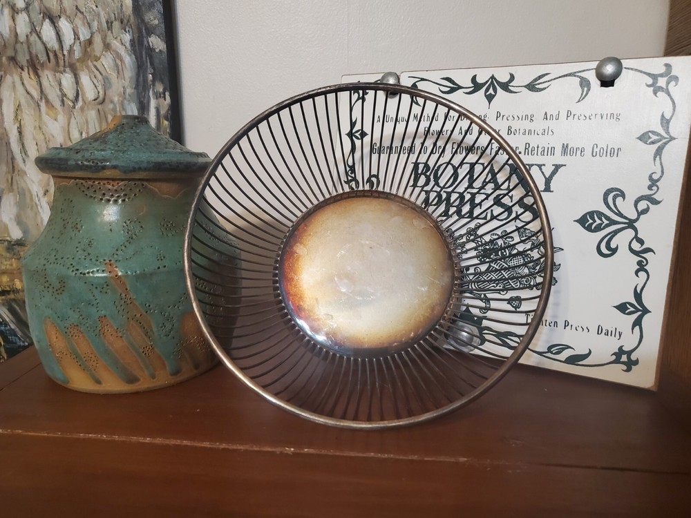 Vintage Gorham Silver Original Wire Bowl