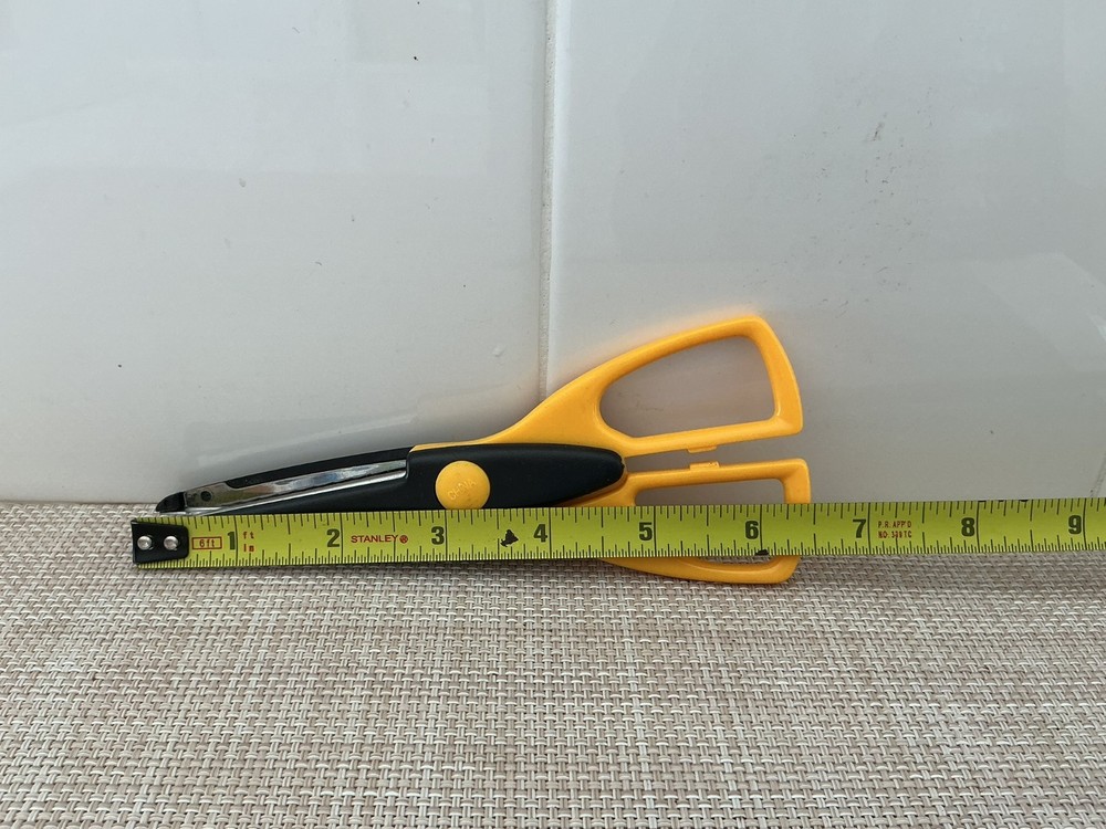 Yellow Handle Edgers Scissors For Crafting Scrapbooking Cardmaking