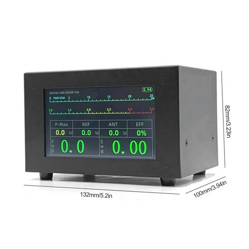 200W Digital Power SWR Meter With UHF Interface IPS Touch Screen Standing Wave ⊹