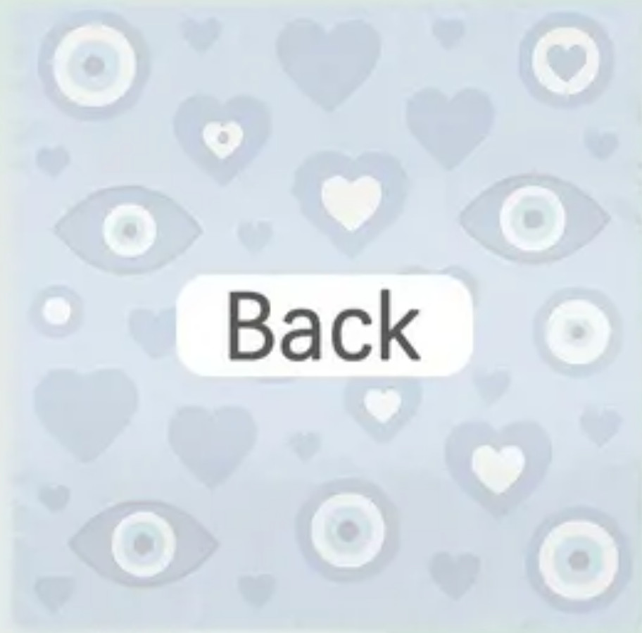 Evil Eye Pattern Large 35" Square Scarf