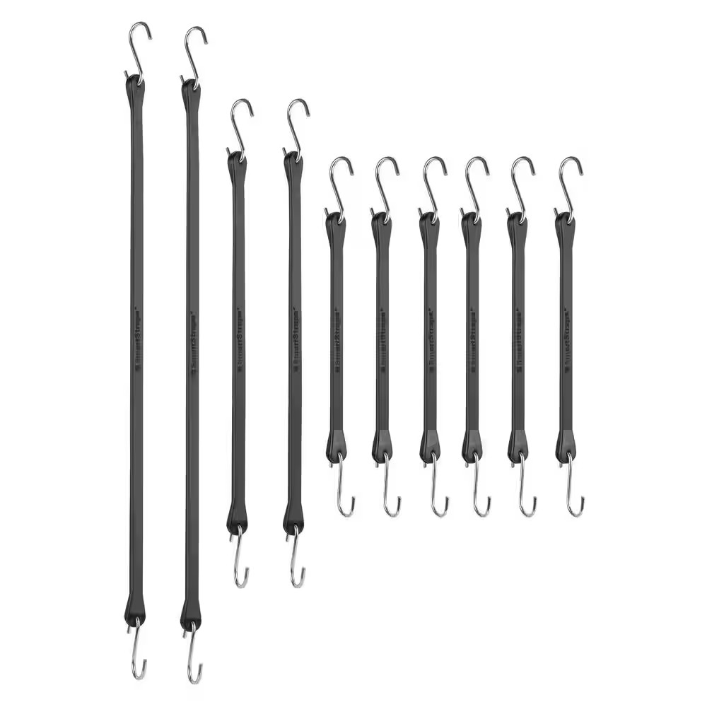 Bungee Tarp Strap Value Pack Assortment - 10 Piece