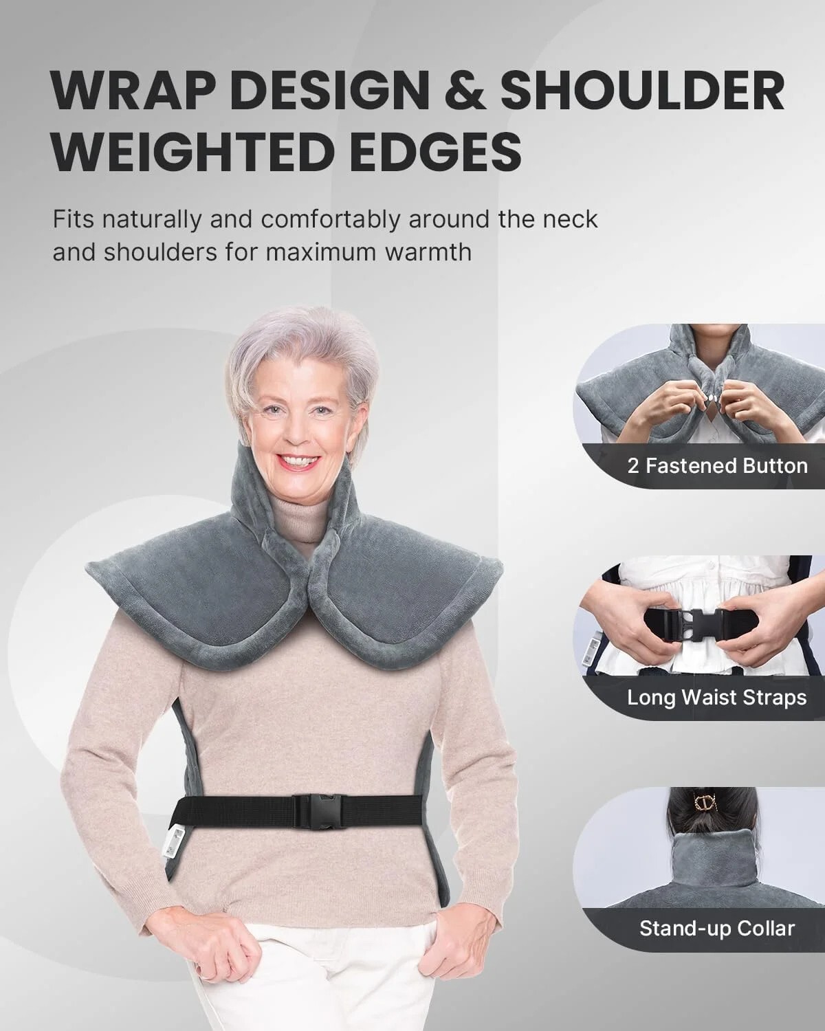 Electric Heating Pads For Muscle Cramps Back Neck Heating Pad Pain Relief 24x33"