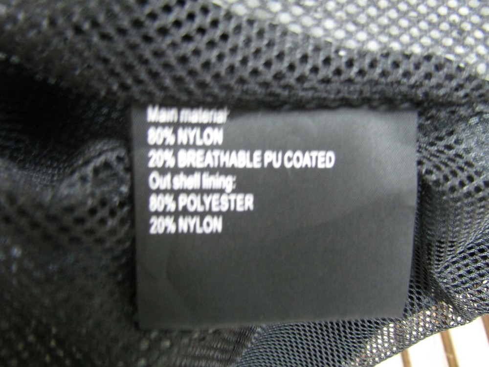 RJays Vector Rain Jacket Black Size Medium Used