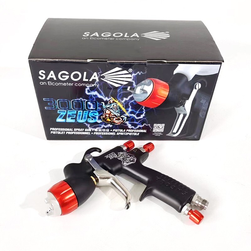 SAGOLA Professional Spray Gun Car Paint Spray Gun 1.3mm Nozzle Industrial Grade