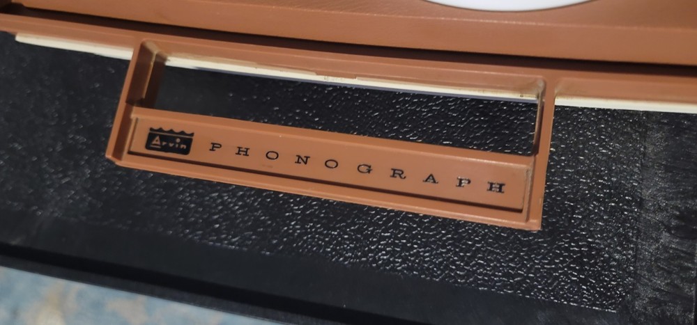 Vintage Arvin Solid State Phonograph 48P26 Spins Otherwise Untested