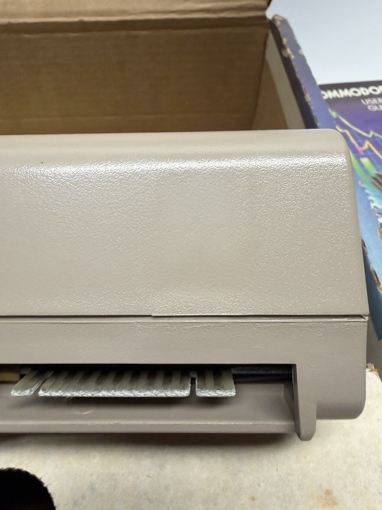 VINTAGE 1992 Commodore 64 C64 Breadbin Computer System - Cosmetic Damage -