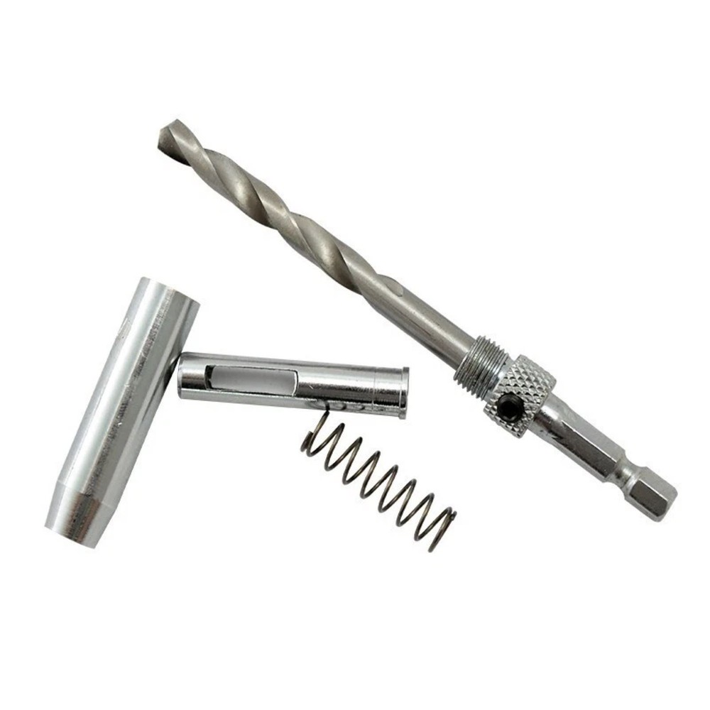 7pcs New Worry-Free Drilling Self Centering Hinge Hardware Drill Bit Set