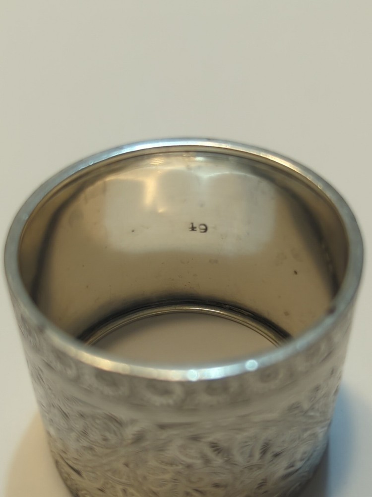 Antique Aesthetic Sterling Napkin Ring