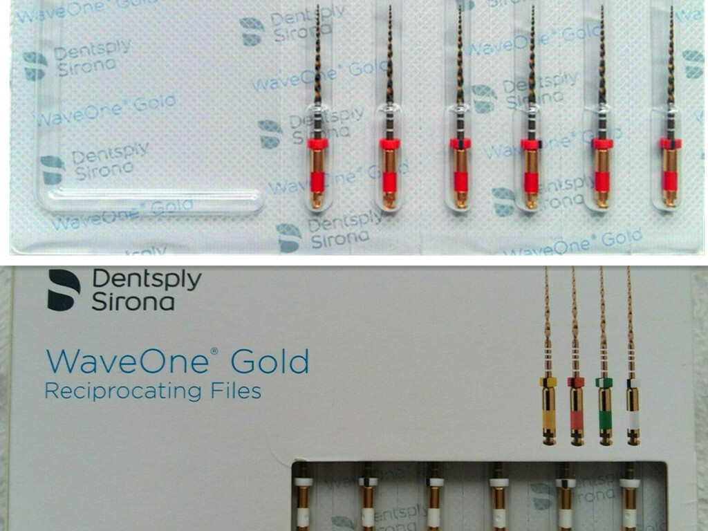 SALE! Waveone Gold Wave One Gold Endodontic File Root Canal Dentsply 6pcs/Pk