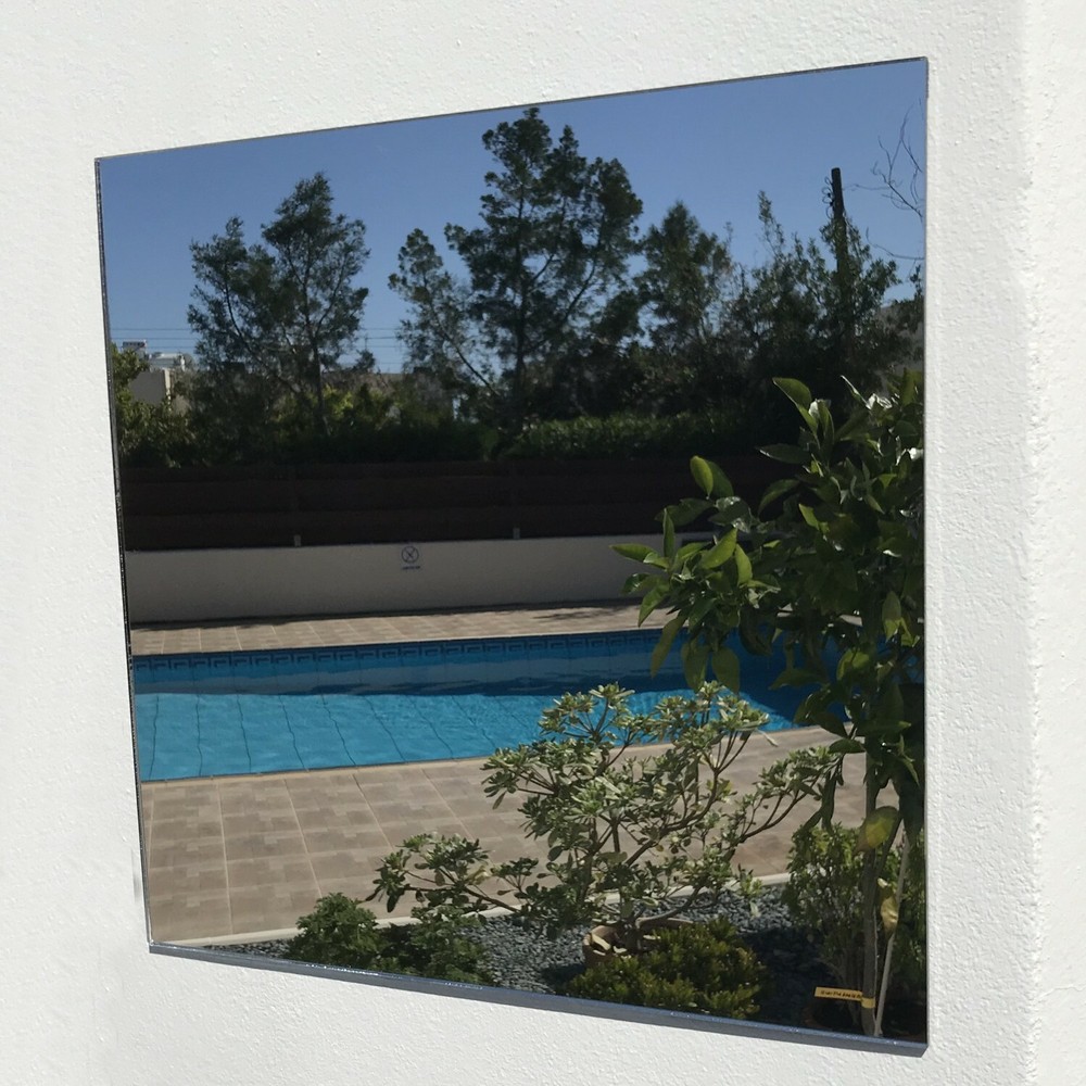 Square Garden Mirrors - Shatterproof Safety Acrylic - Many Sizes