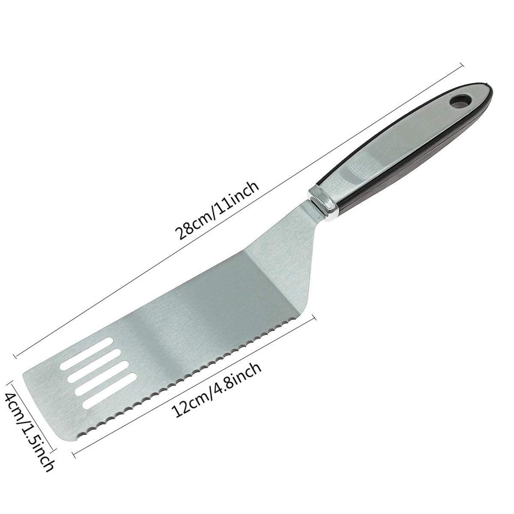 Cake Server Pie Server Spatula Set, Stainless Steel Cake Cutter Cut and Serve...