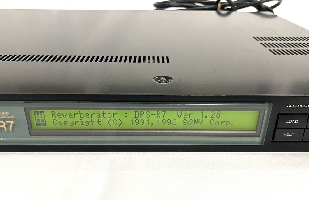 Sony DPS-R7 Digital Reverb Processor Rack Effects Pro Audio Tested Japan