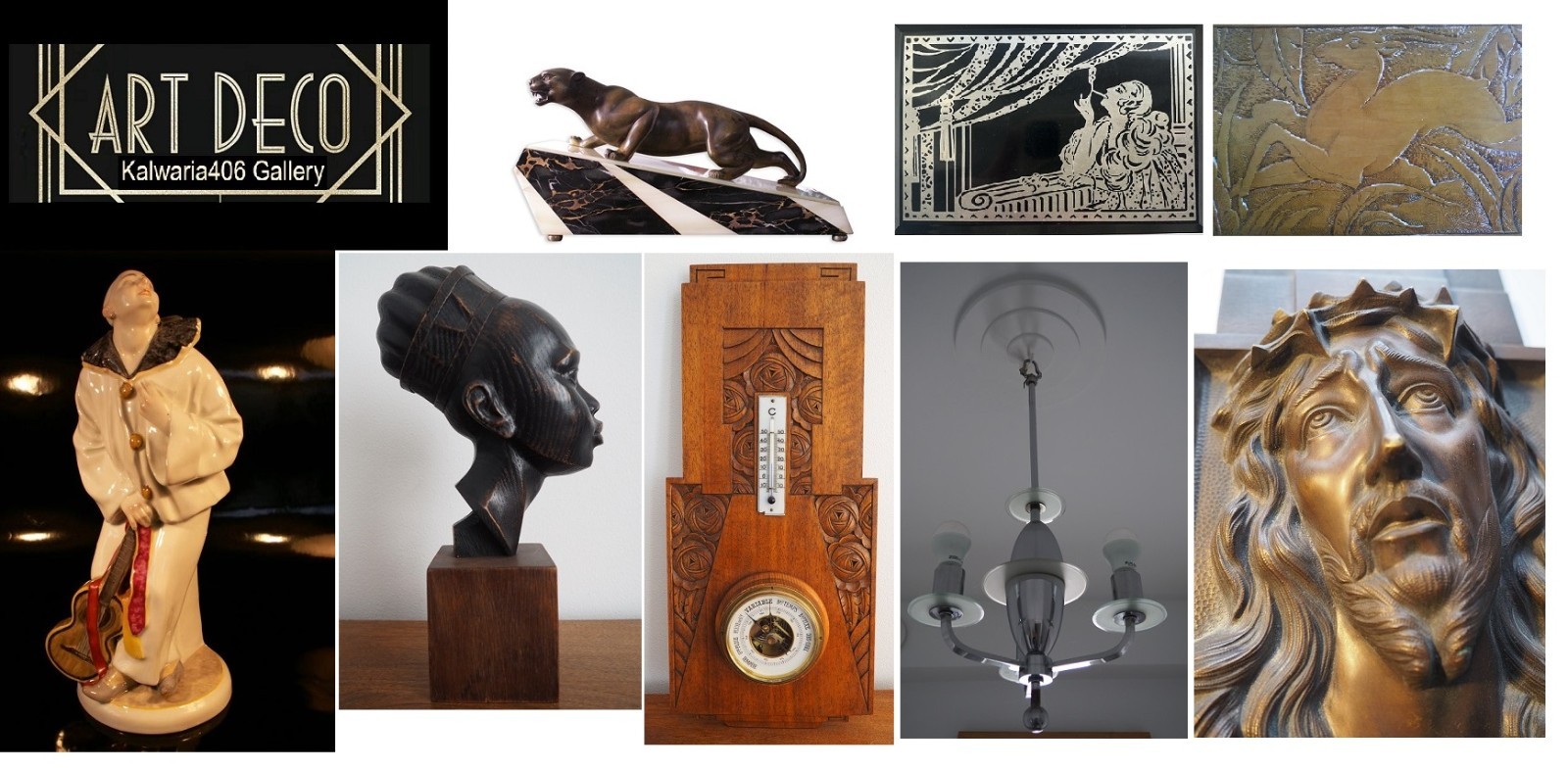 Cubism. Antique French Art Deco Bakelite Writing Set, C .1920