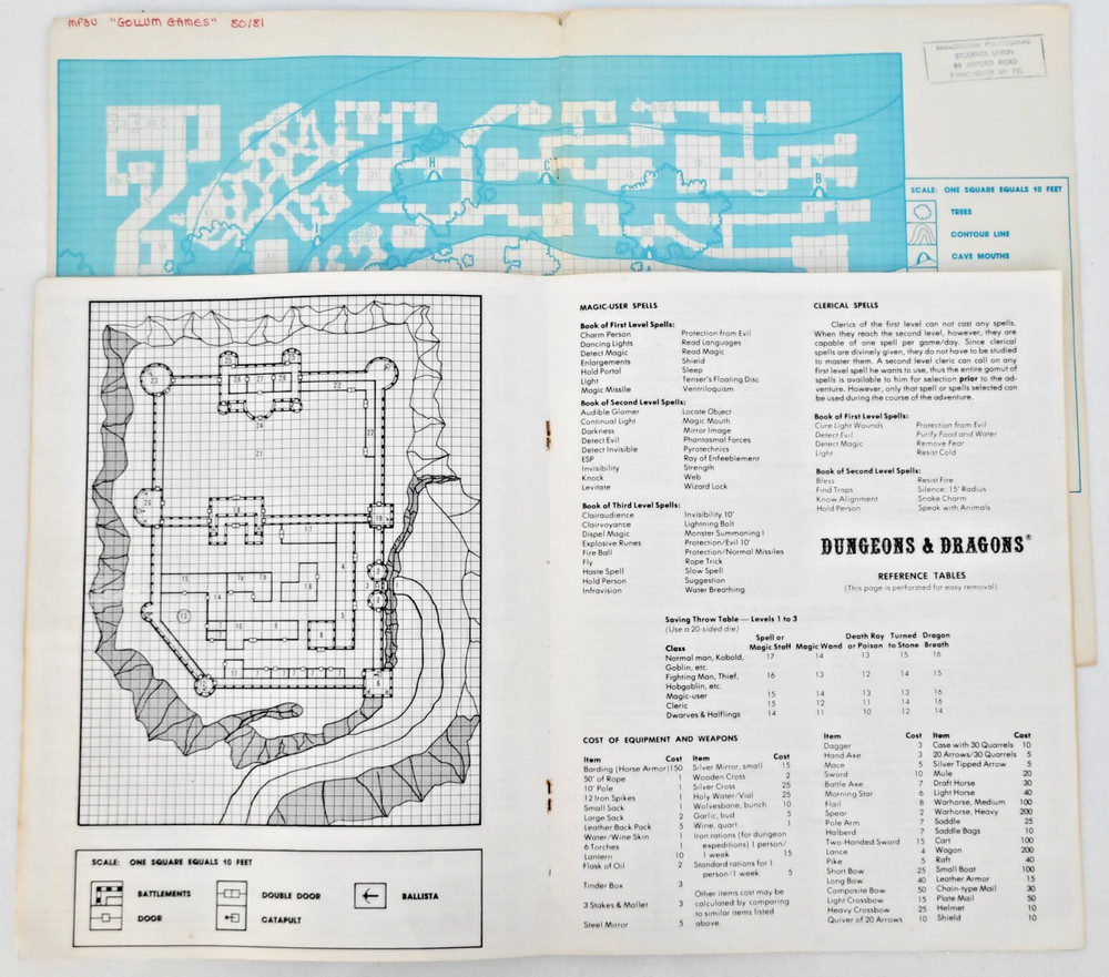 The Keep on the Borderlands. Dungeons & Dragons 1st Edition Module B2. VG+