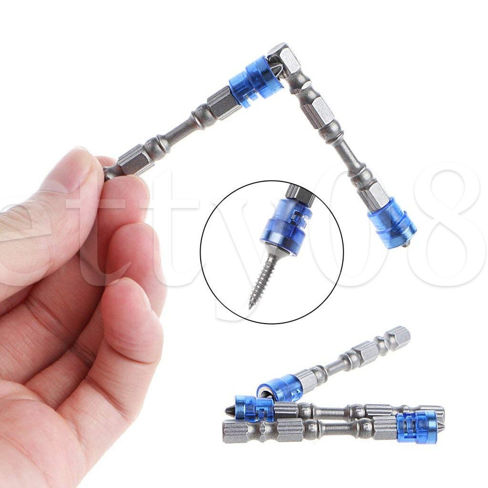 5 x Magnetic Screwdriver Bits Suitable For Plasterboard Screws Locating