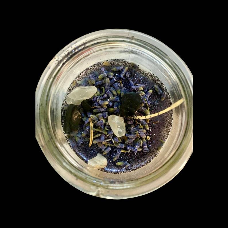 Hekate Devotional Ritual White Dressed Candle. Hecate