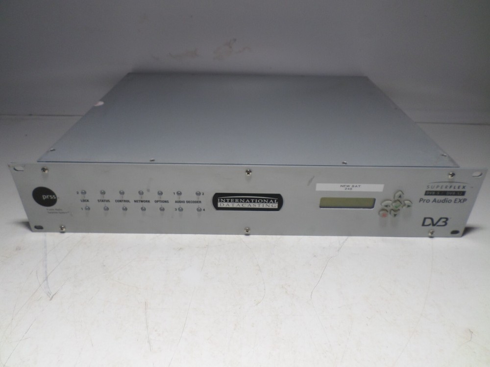 International Datacasting SFX4104FR SuperFlex Pro DVB-S Pro Audio Exp DV3
