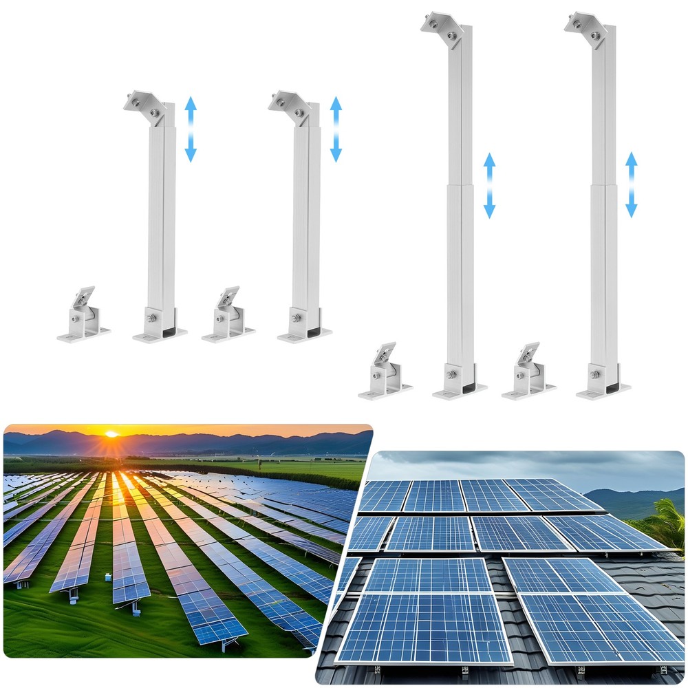 4pcs Universal Mount Brackets Adjustable Solar Panel Mounting Brackets SALEUSUS