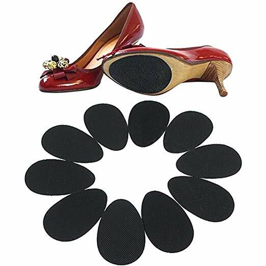 10 Pair Non Slip Shoe Pads Sole Protectors Adhesive High Heels Anti Slip Grips