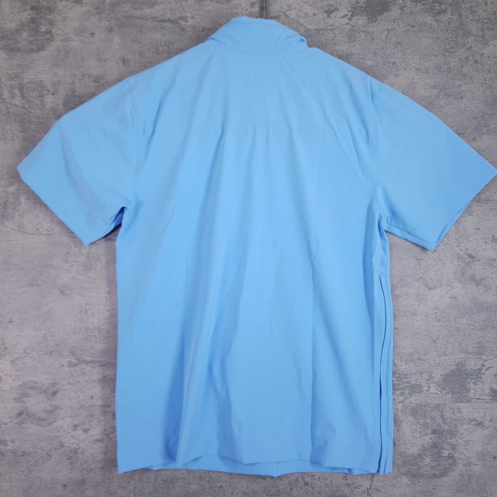 NIKE Football Hooded Woven 1/4 Zip Coaches Jacket Mens MEDIUM UNC Blue White