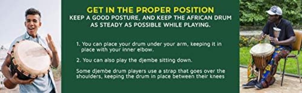 Vibrant African Percussion Djembe