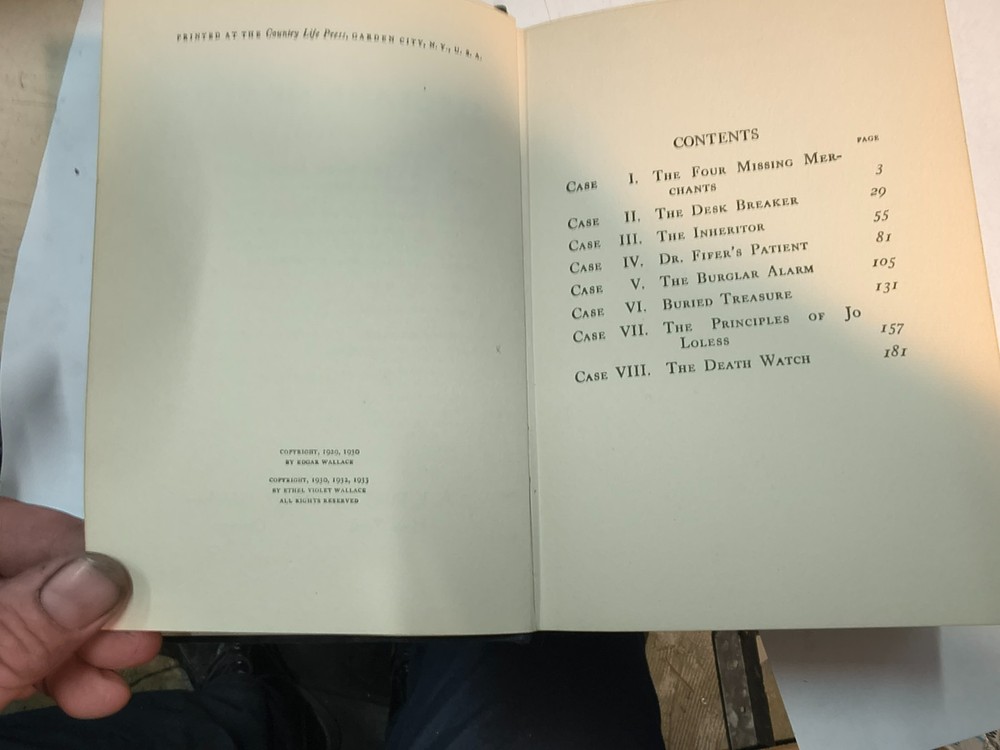 Sergeant Sir Peter by Edgar Wallace, published 1933