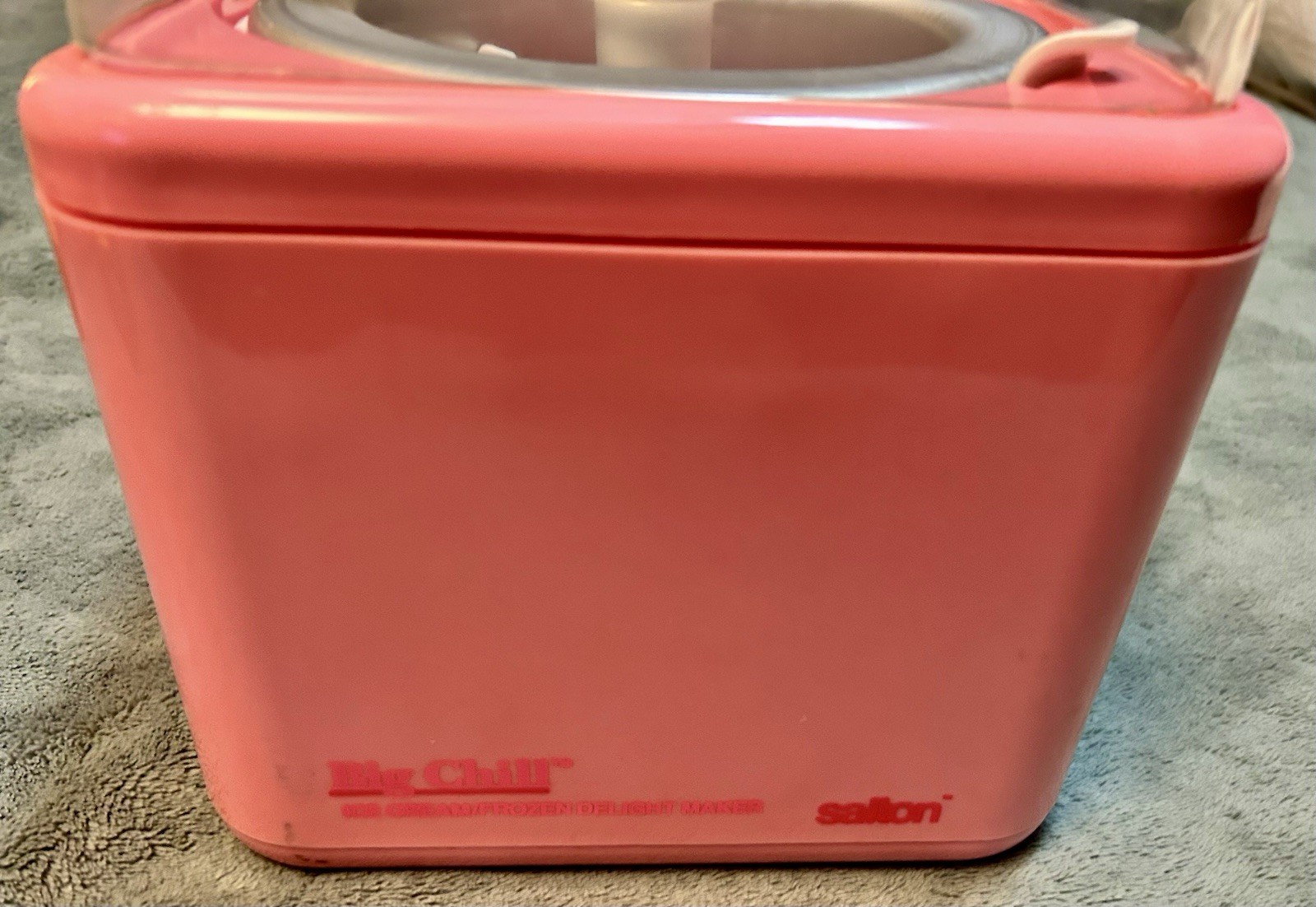 1987 Vintage Big Chill Salton ICM-1 Ice Cream Maker Hand Crank Churned Homemade