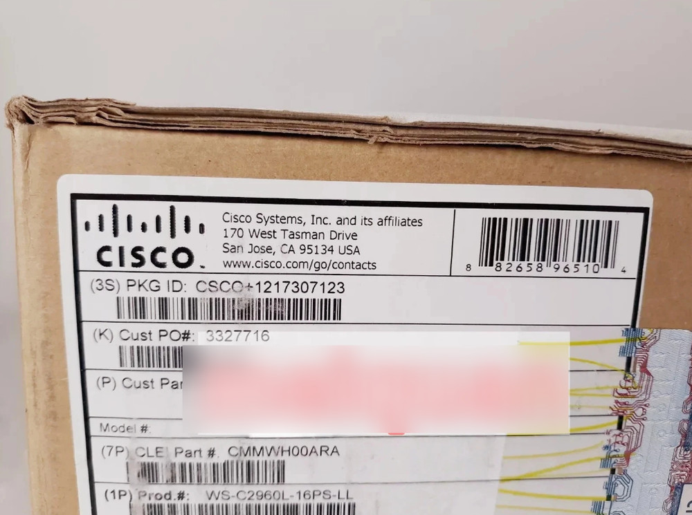 Cisco WS-C2960L-16PS-LL Network Switch NEW