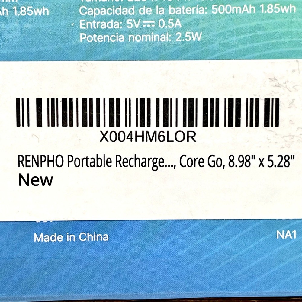 Digital Rechargeable Scale Renpho Core Go With Case Model: R-MSD03 - Black