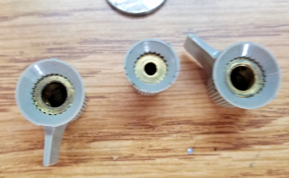 HP HEWLETT PACKARD SET OF PLASTIC KNOBS INSTRUMENT