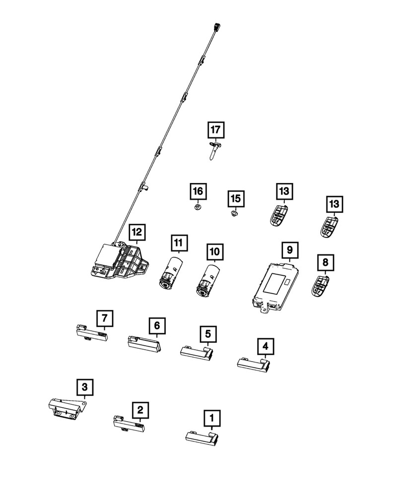 Genuine Mopar Hub Receiver 68441622AB