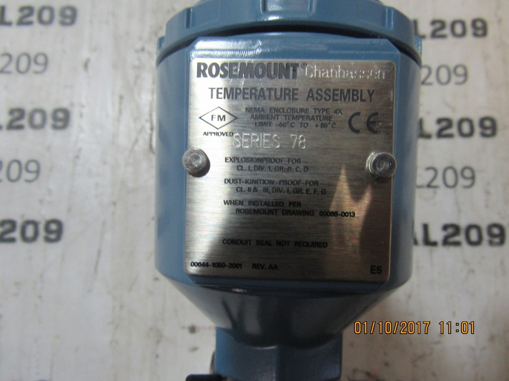 ROSEMOUNT SERIES 78 TEMPERATURE SENSOR HT-3YX1009/A075 NEW
