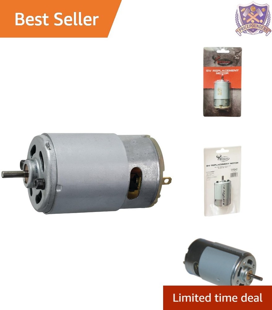 6V Replacement Motor for Deer Feeders Durable Efficient Versatile Hunting