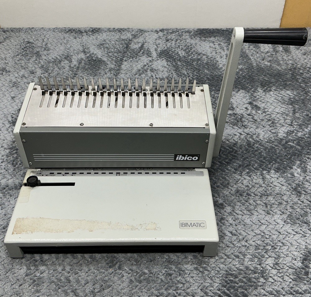 Ibico IBIMATIC Manual Comb Binding Machine Heavy Duty
