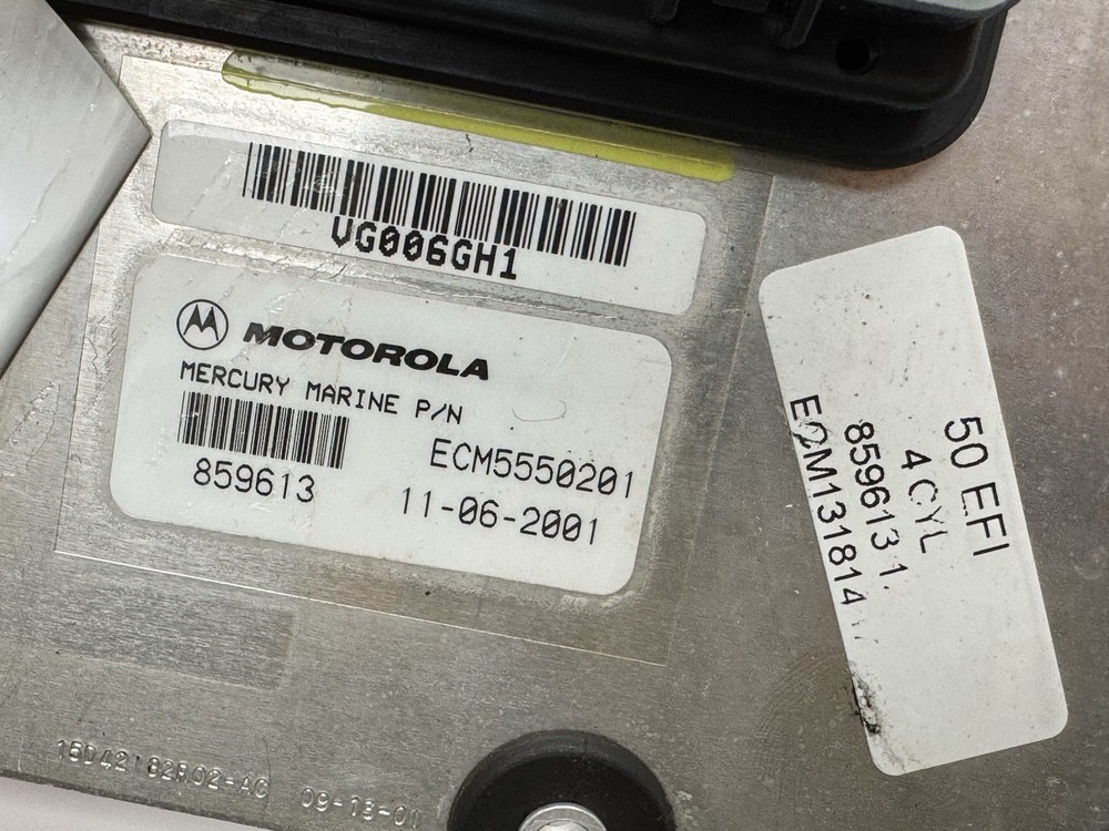 2001 50 HP MERCURY 4 CYL ENGINE CONTROL MODULE 859613 12