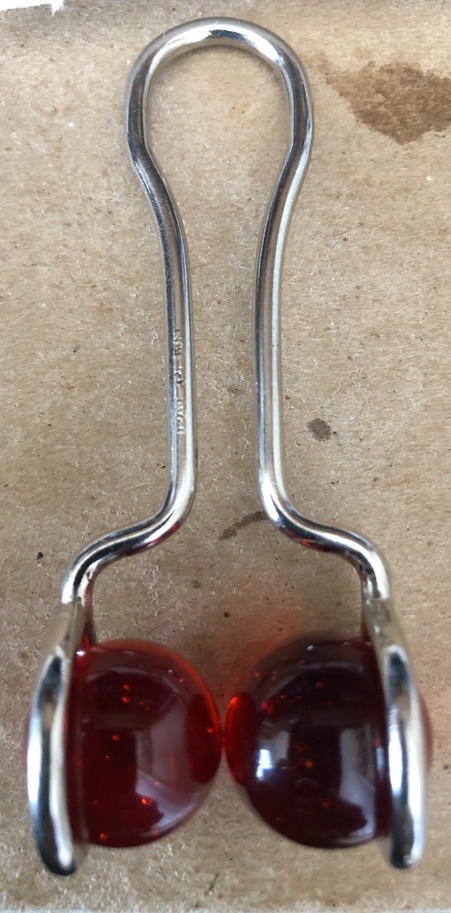 Vintage  Ruby Red Razor Strop Blade Sharpener-1930s-Excellent Condition
