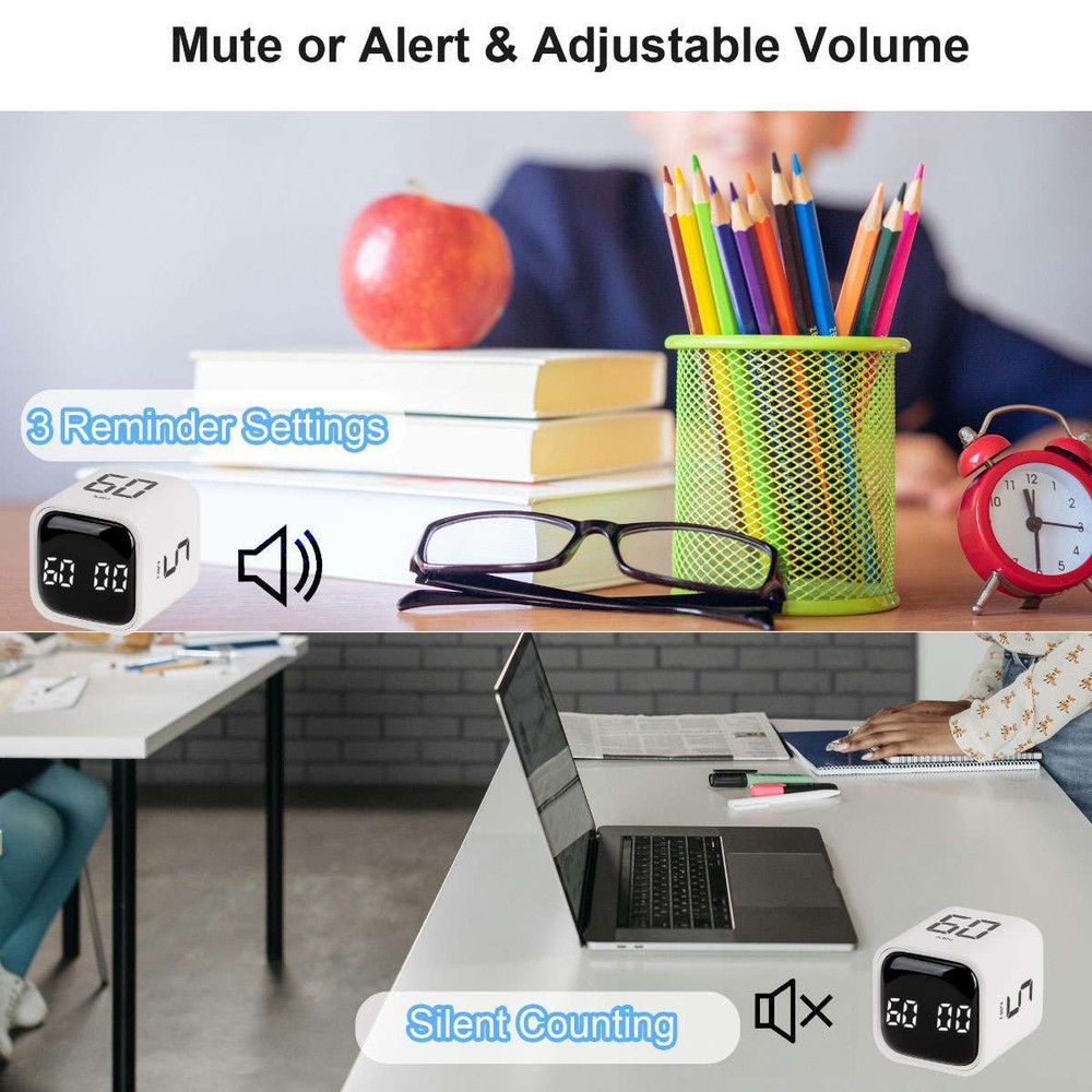 Cube Timer Gravity Sensor Setting Management Flip Timer Game Timer for Exercise