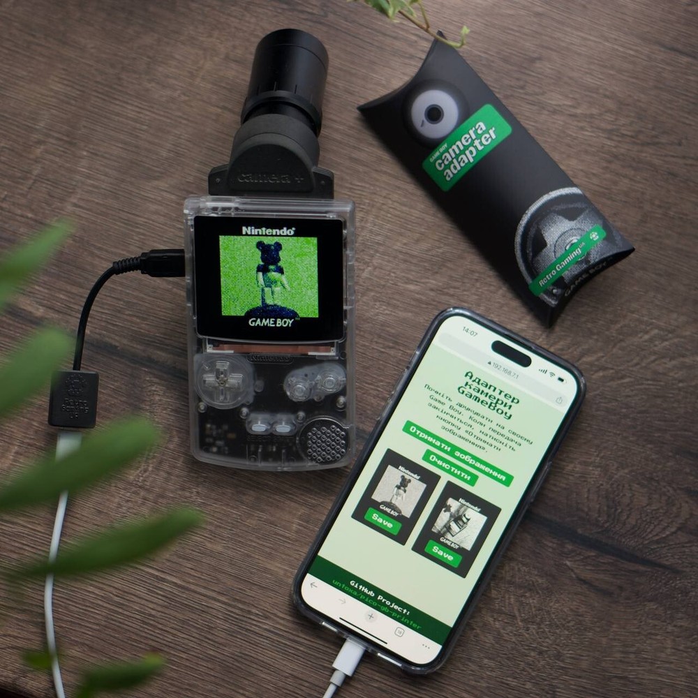 Nintendo GameBoy Camera Photo Save Adapter - No Modifications Needed!