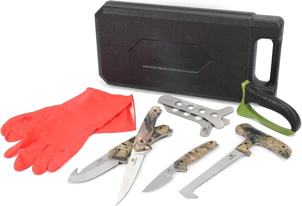 Hunting Field Dressing Kit - Portable Butcher Game Processor Set 8-piece