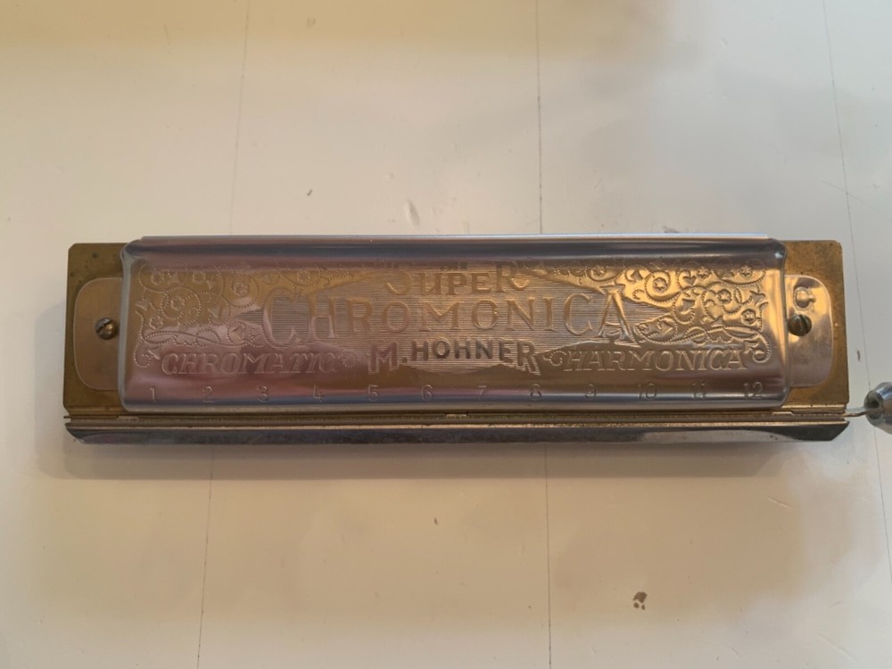 VINTAGE HOHNER HARMONICA SUPER CHROMONICA 270 C IN BOX