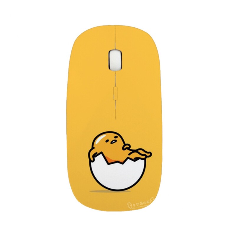 Cartoon Gudetama Wireless Optical Mouse DIY Pattern Printing Mouse for PC Laptop