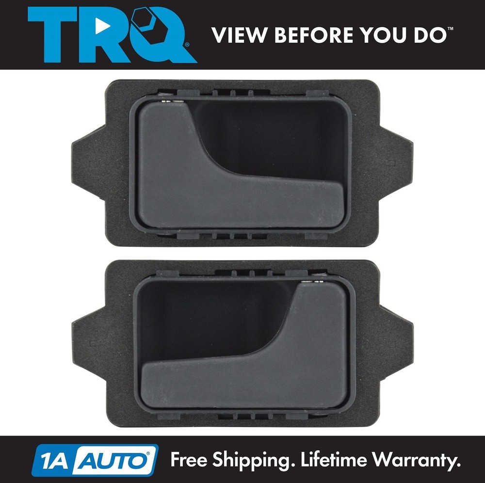 TRQ Inside Interior Door Handle Pair & For BMW E30 3 5 7 Series E28 E24