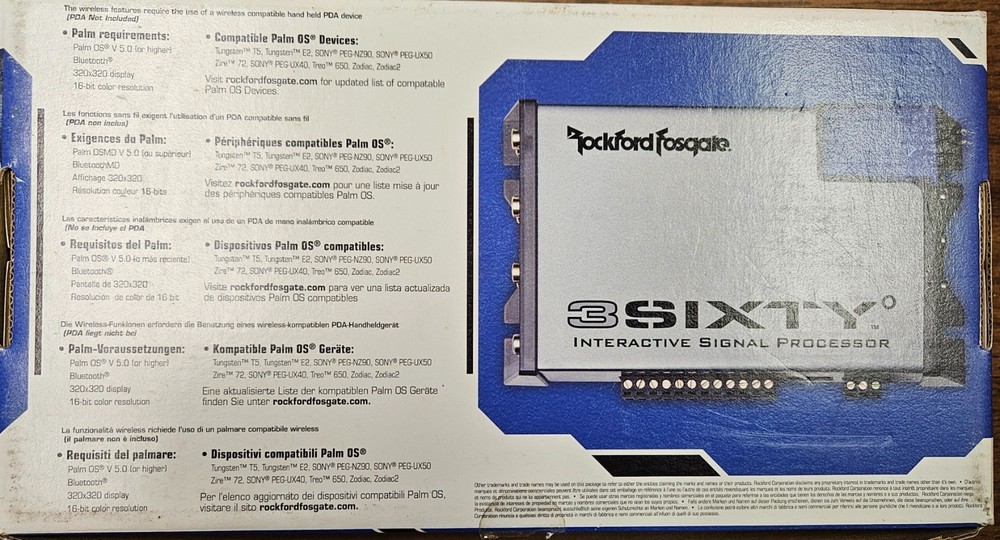 Rockford Fosgate 3SIXTY.1 Interactive Signal Processor